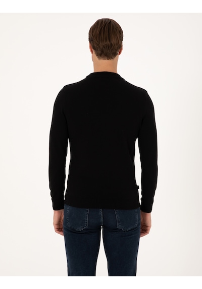 Pierre Cardin Erkek Siyah Kazak /triko 50315456-vr046 Siyah