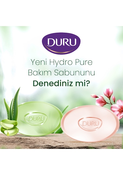 Duru Hydro Pure Aloe Vera 12 Adet Banyo Sabunu 12x135 Gr Aloe Vera