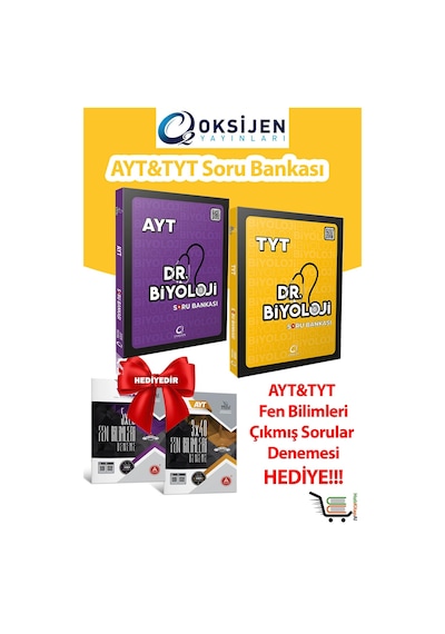 Dr.biyoloji Tyt Ayt Soru Bankası A Yayınları Tyt Ayt Fen Bilimleri Çıkmış Sorular Denemeleri Hediye
