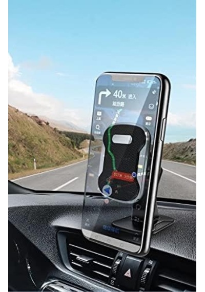 Paste Type Privity Serisi Mıknatıslı Araç İçi Telefon Tutucu Vantuzlu Magnet 360 Derece Telefon Tutucu Ugl