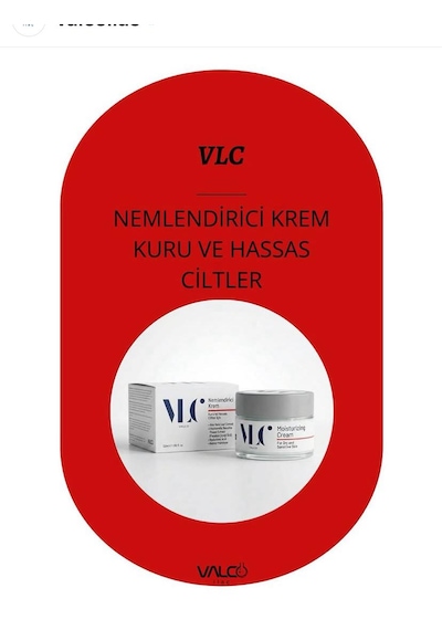 Vlc Nemlendirici Krem Kuru Ve Hassas Ciltler 50 Ml