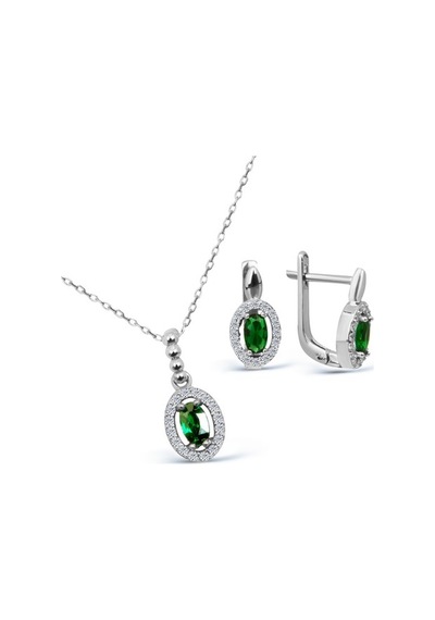 Argentum Concept - Zirkon Taşlı Gümüş Set (219325394)