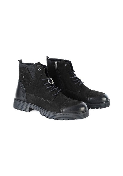 Pierre Cardin Nubuk Siyah %100 Deri Erkek Bot 77650 (554349787)