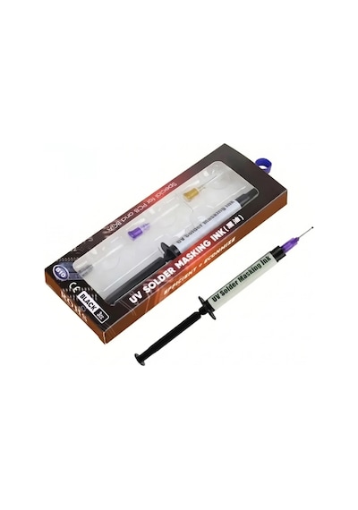 B10 Uv Solder Mask 3cc Işıkla Kürleşen Lehim Maskesi Devre Kartı Yalıtım Bord Boyası Siyah