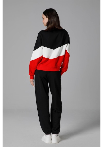 Ellesse Kadın Yarım Fermuarlı Sweatshirt Ef176-rd