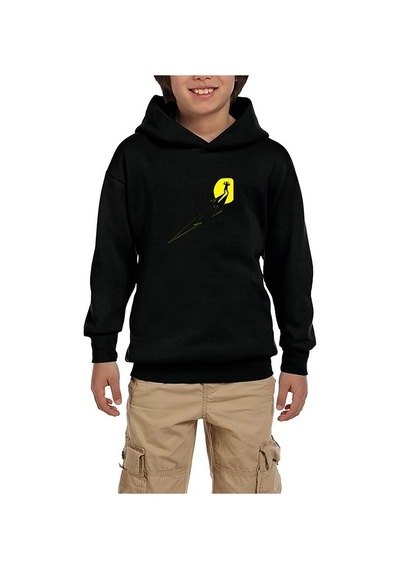 Zepplin Giyim Metallica Lux Æterna Man Siyah Çocuk Kapşonlu Sweatshirt Siyah