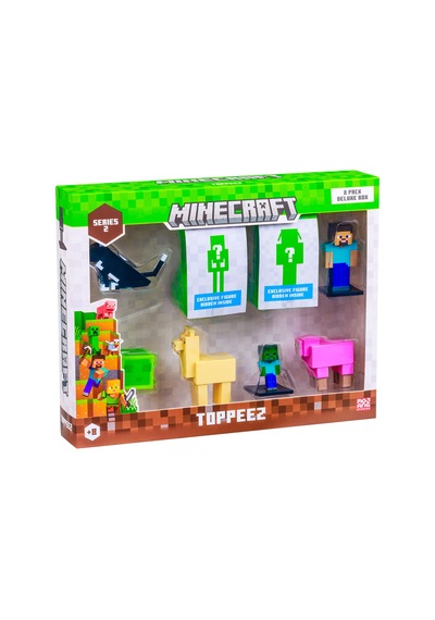 Minecraft 3d Toppeez 8'li Deluxe Figür Seti Seri 2 Model 4