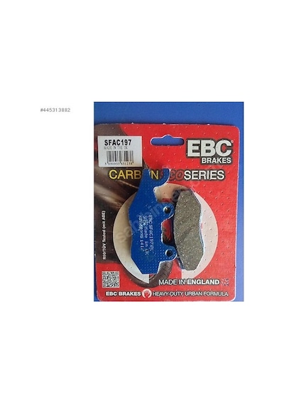 Kymco Dink 200I Ön Fren Balatası Ebc Sfac197 Karbon Balata