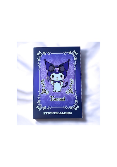 Bak Gel Al Lüks Gotik Kuromi Sticker Albümü Kuromi Sticker Defteri - Gotik Tarz Ve Gül Motifleri - Bgakuromi010 Çok Renkli