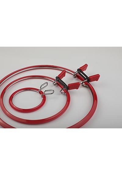 Ayrex Üstün Kalite, Metal Yaylı Gergi Nakış Çemberleri, Çapraz Dikiş Kancası, Darning Hoops, Nakış Gergi Kul