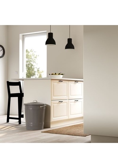 Ikea Knodd Çöp Kutusu, Gri, 40 Lt, Kapaklı