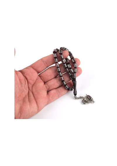 Kuka 925ayar Gümüş Çakım Ve Püskül Kapsül Kesim 6.5x8.5mm Tesbih 38767141