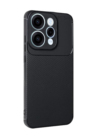 Cosmotex Newface Oppo Reno 15 Auto Focus Karbon Kapak - Siyah