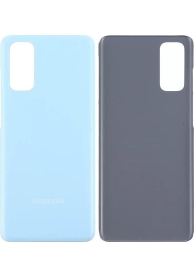 Samsung S20 Mavi Uyumlu Arka Kapak Batarya Kapağı Pil Kapağı Mavi