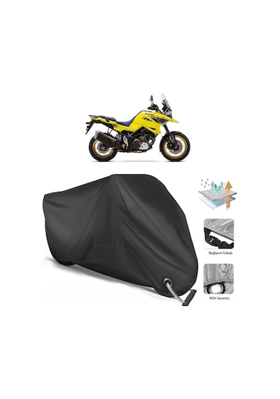 Suzuki V-Strom 1050 Xt Motor Branda (Bağlantı, Kilit Uyumlu-Siyah (457274993)