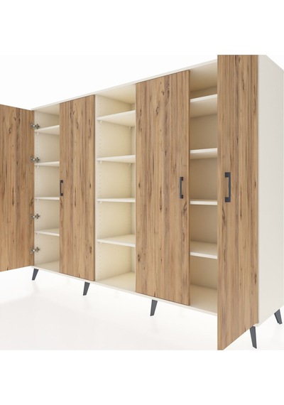 Hyperion Dolap 12 Raflı 4 Kapaklı 220x44x163 Aytaşı-çam/aytaşı Aytaşı-çam/aytaşı Hyperion Dolap 12 Raflı 4 Kapaklı 220x44x163 Aytaşı-çam/aytaşı Aytaşı-çam/aytaşı