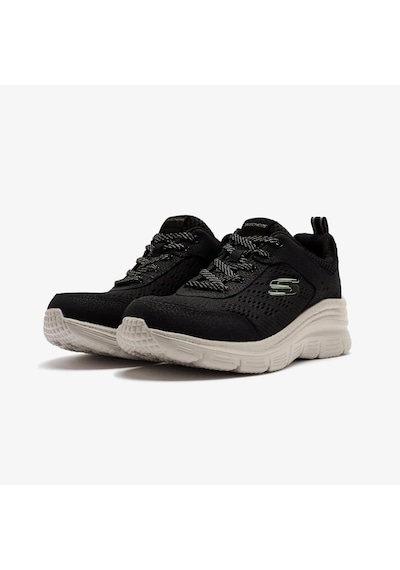 Skechers Fashion Fit Kadın Siyah Sneaker 896294tk Bkgd Siyah