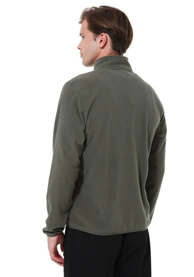 Lumberjack Fermuarlı Polar Nordıc 7sn165 Haki Erkek Sweatshirt 102696451