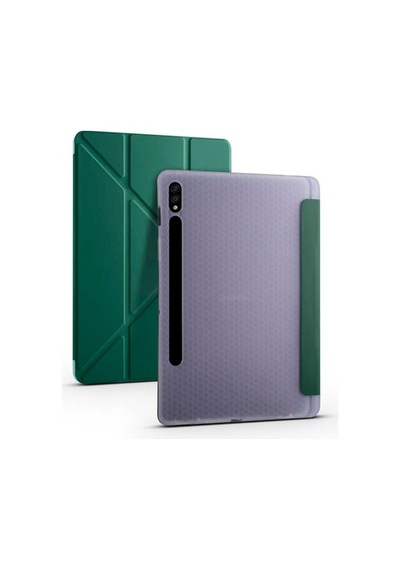 Samsung Uyumlu Galaxy Tab S7 Plus T970 Kılıf Tri Folding Smart With Pen