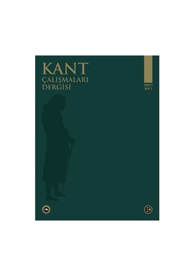 Kant Çalışmaları Dergisi Sayı 3 - 2024