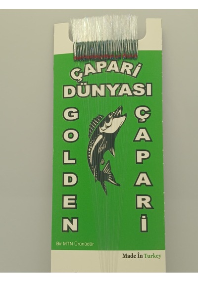Golden 50 İğneli İstavrit Kösteği 12 No Siyah İğne -0,10 Mm -0,12 Mm Köstek Beyaz