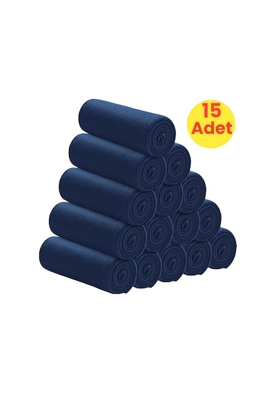 Tezzgelsin Cafe Restaurant 1,.kalite Polar Şal 15 Adet 70 X 180 Cm Lacivert
