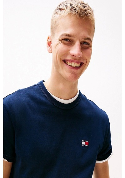 Tommy Hilfiger Tommy Jeans Erkek Lacivert T-shirt Lacivert
