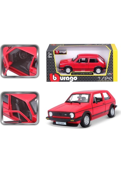 Bburago 1979 Volkswagen Golf Mk1 Gtı Kırmızı 1 24 Model Araba