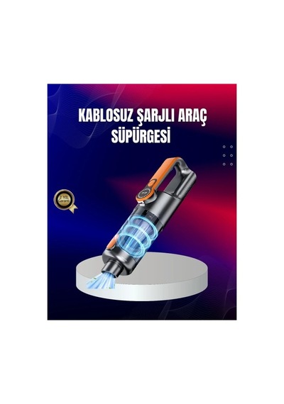 Taşınabilir Şarjlı El Süpürgesi Çok Yönlü Temizlik 5 Başlıklı Numaratör  0 - 250 Watt