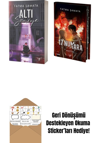Altı Saniye + 17 Numara - Matem Ciltli + Okuma Sticker'ları
