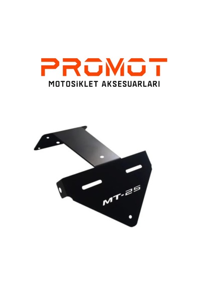 Motor Plakalık Yamaha Mt25 Katlanmaz Plakalık Sinyal Bağlantılı 2014 / 2024 Modele Uyumlu