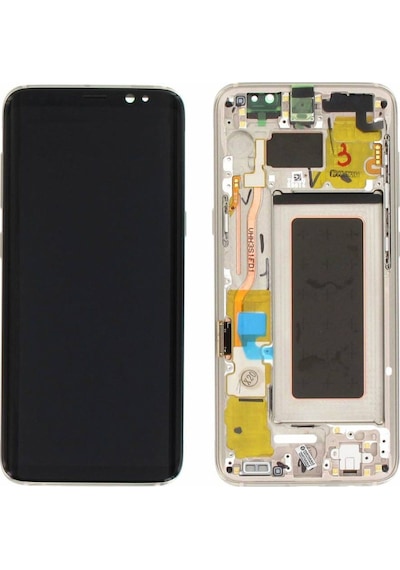 Samsung Galaxy S8 Sm-g950 Lcd Ekran Dokunmatik Çıtalı Gold