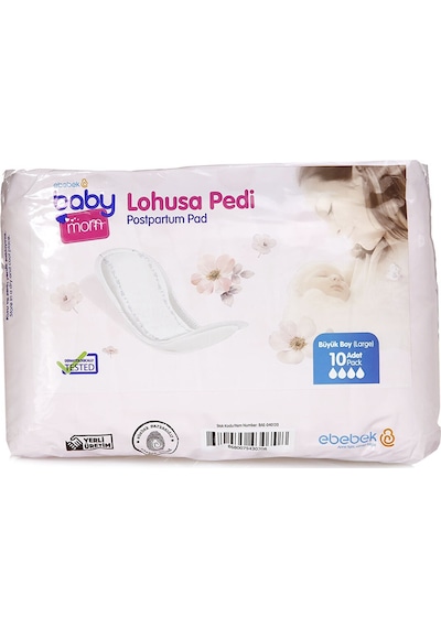 Baby Mom Lohusa Pedi Büyük Boy 10 Adet