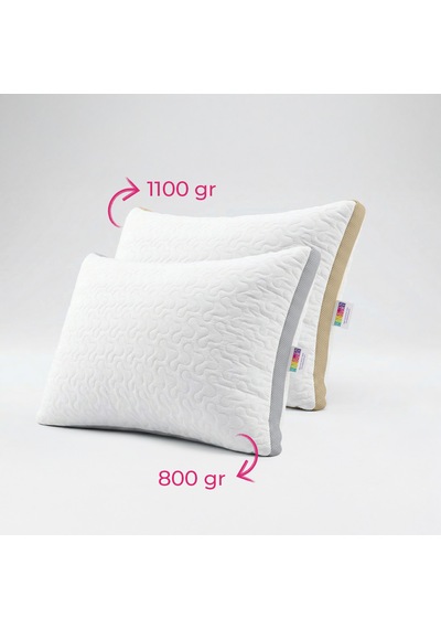 Couple Pack Klimalı Yastık 2 Adet - Çift Yastığı - Klimalı Yastık - Daycool Serisi Beyaz
