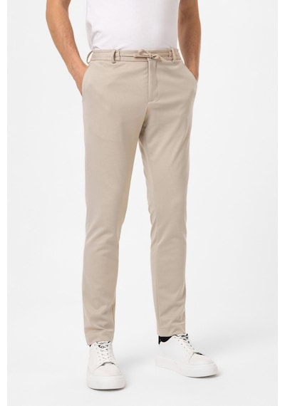 Back And Bond Bej Slim Fit Beli Bağcıklı Jogger Pantolon Çok Renkli