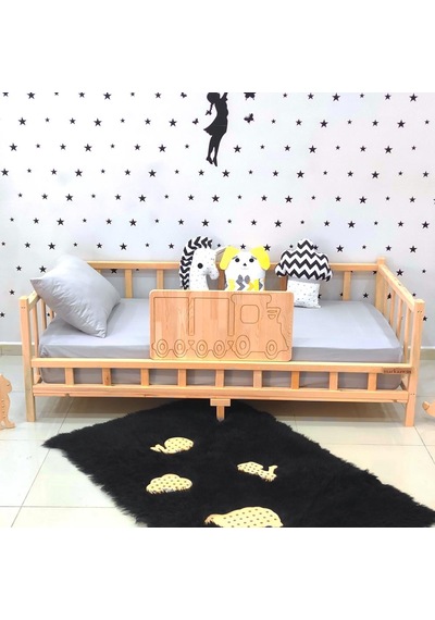 Markaawm Markaawm Trenli Montessori Karyola Çocuk Yatak Bebek Beşiği
