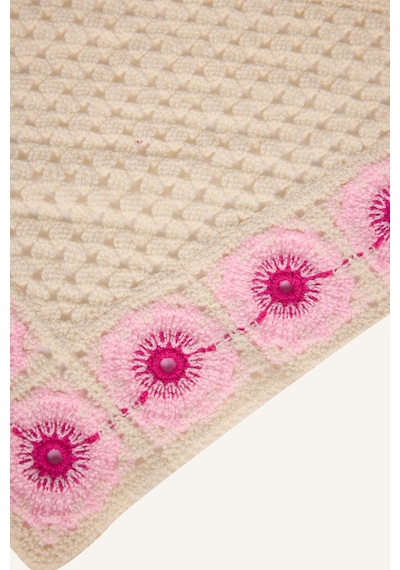 Defacto Kadın Çiçekli Örme Bandana I6818ax26smpn101 Pembe-pn101