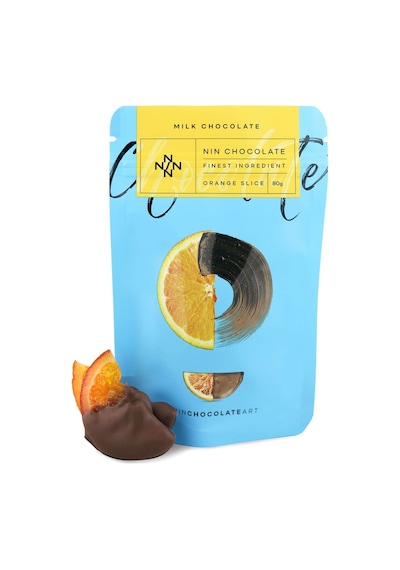 Sütlü Çikolata Kaplı Portakal Dilimi 80 G