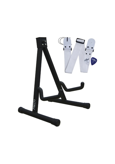 Presto Prs01 Elektro Gitar Sehpası Standı + Gitar Askısı ve Pena