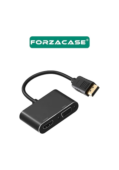 3in1 Dp To Hdmı + Vga Adaptör 4k 30hz Görüntü Adaptörü - Fc503