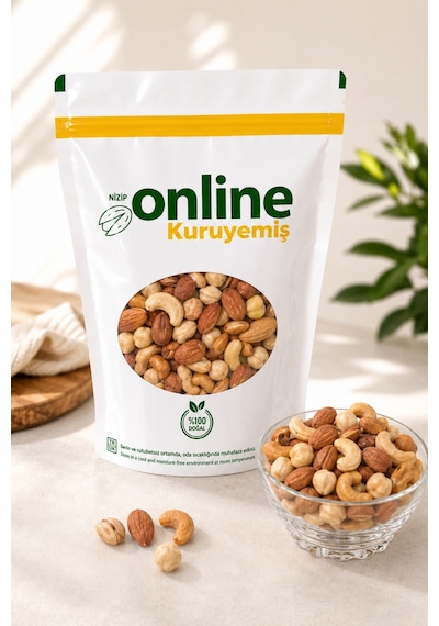 Karışık Kuruyemiş - Kavrulmuş - Süper Lüks - 1 Kg