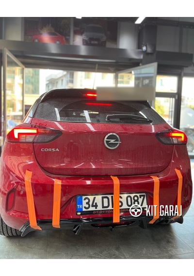 Opel Corsa Parlak Siyah Difüzör Plastik Boyalı