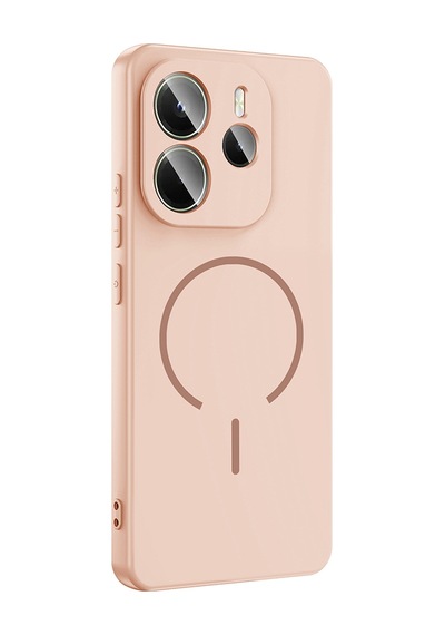 Zore Redmi Note 14 4g Kılıf M-safe Şarj Özellikli Nvth Meta Kapak - Siyah