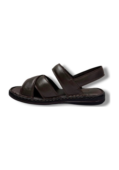 Cakgo 216-26 Hakiki Deri Ultra Soft Çapraz Bant Anatomik Erkek Sandalet 40-47 Kahverengi Cakgo 216-26 Hakiki Deri Ultra Soft Çapraz Bant Anatomik Erkek Sandalet 40-47 Kahverengi