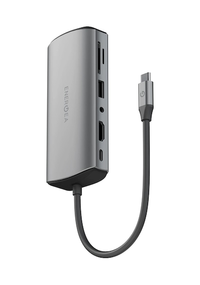 Aluhub Max 100w Type-c Pd Şarj Destekli 11in1 4k Hub Dönüştürücü - Koyu Gri