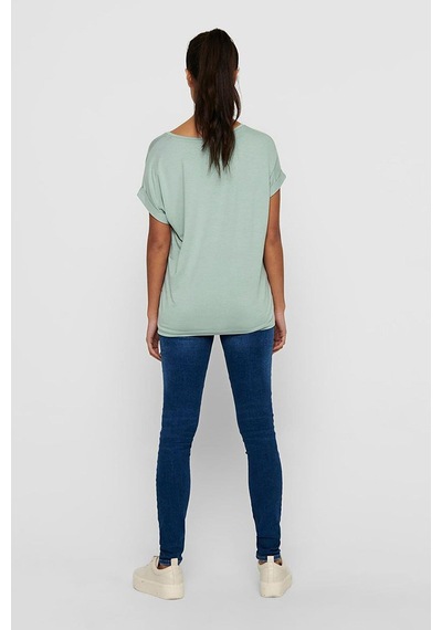 Only Kadın Basic Bisiklet Yaka T-shirt 15106662 Jadeite