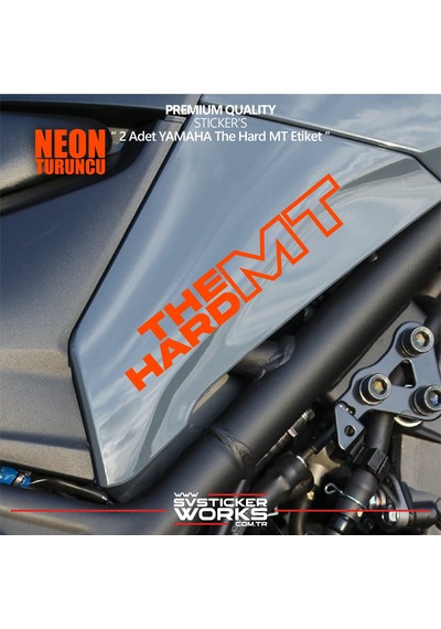 Yamaha The Hard Mt Sticker Yüksek Kalite Folyo 2 Adet Sticker Etiket 73655561