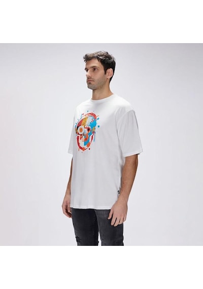 Bad Bear Sten Os Erkek Beyaz Tişört