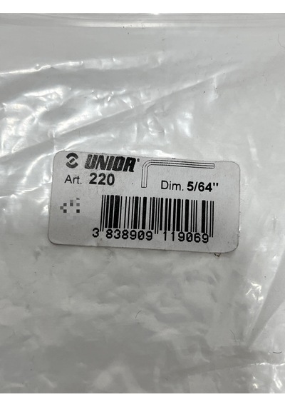 Unior 220 6 Köşe Allen Anahtar 1.98mm 5/64'' 1 Adet