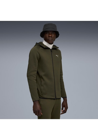 Puma Evostrıpe Fz Hoodie Dk Erkek Yetişkin Ceket Yeşil